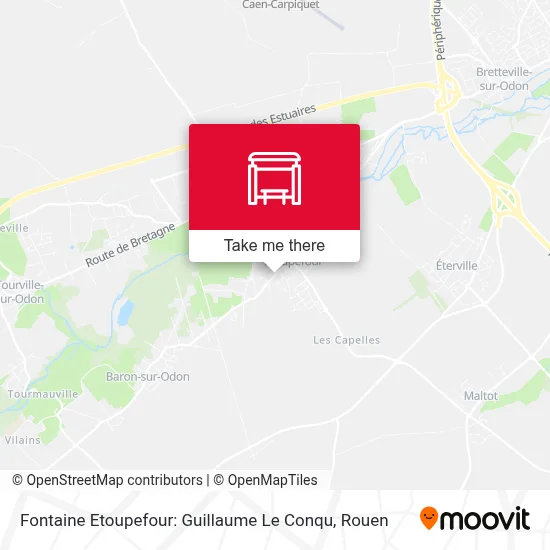 Fontaine Etoupefour: Guillaume Le Conqu map