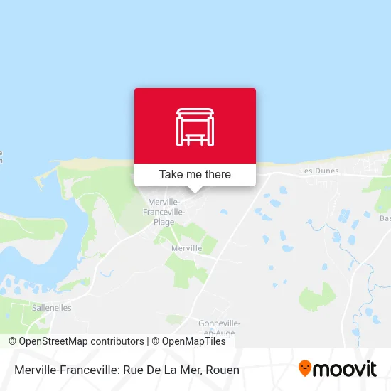 Merville-Franceville: Rue De La Mer map