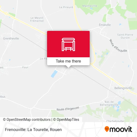 Frenouville: La Tourelle map