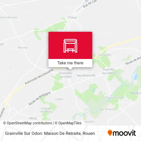 Grainville Sur Odon: Maison De Retraite map