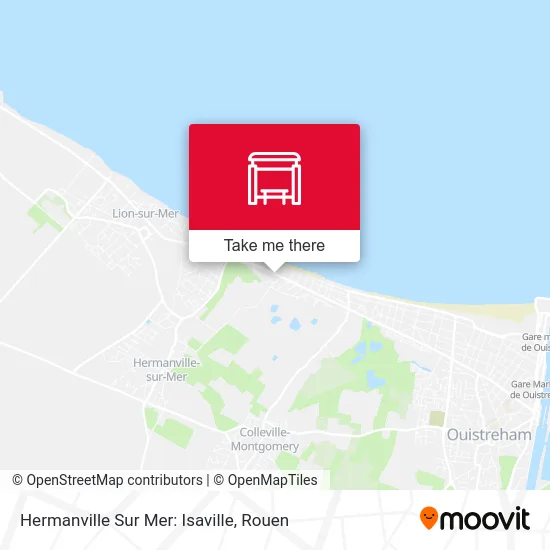 Hermanville Sur Mer: Isaville map