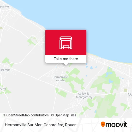 Hermanville Sur Mer: Canardière map