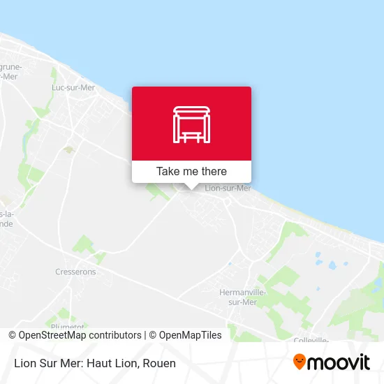 Mapa Lion Sur Mer: Haut Lion