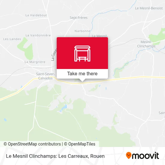 Le Mesnil Clinchamps: Les Carreaux map