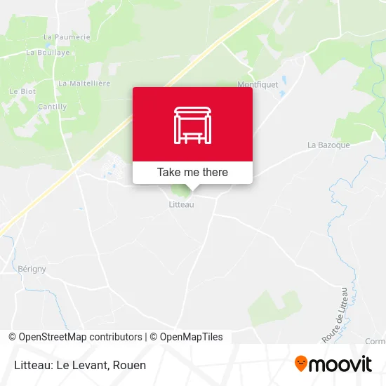 Litteau: Le Levant map