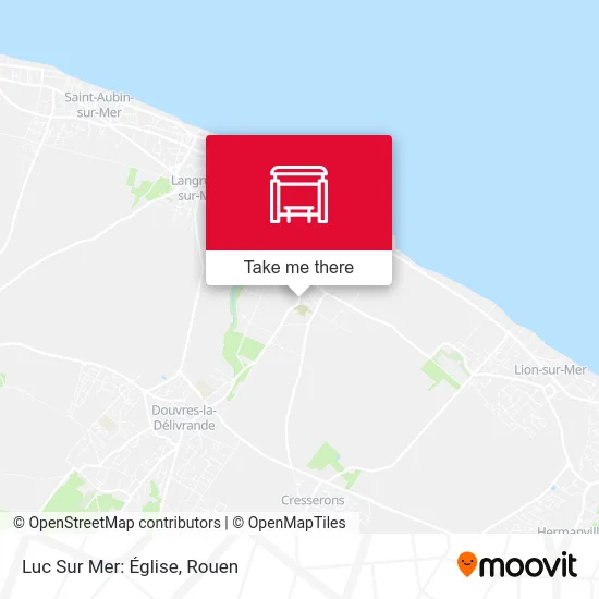 Mapa Luc Sur Mer: Église