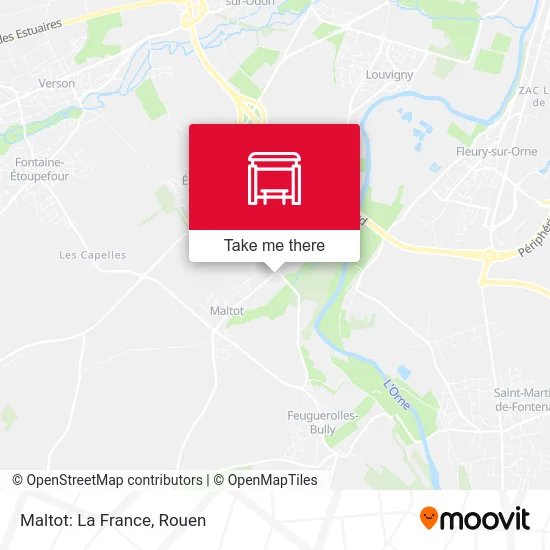 Mapa Maltot: La France