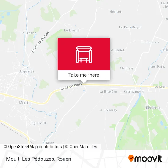 Moult: Les Pédouzes map