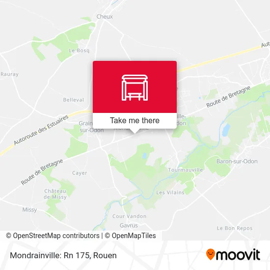 Mondrainville: Rn 175 map