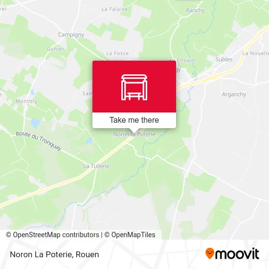 Noron La Poterie map