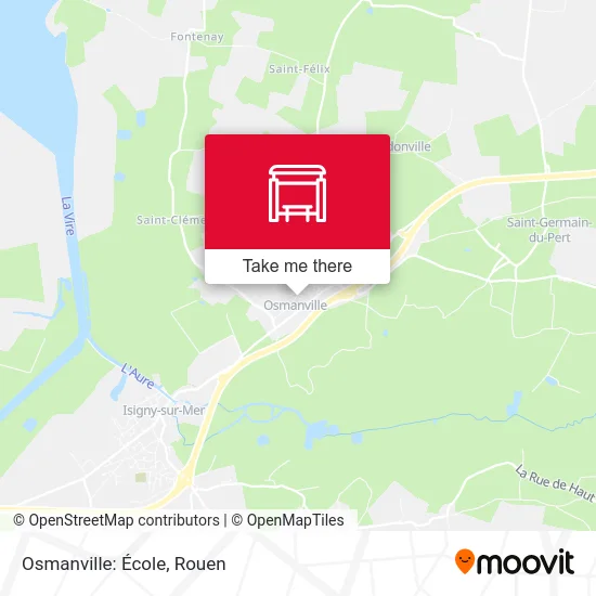 Osmanville: École map