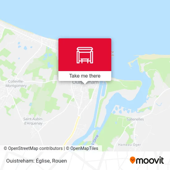 Ouistreham: Église map