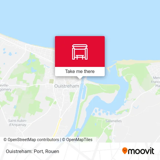 Mapa Ouistreham: Port