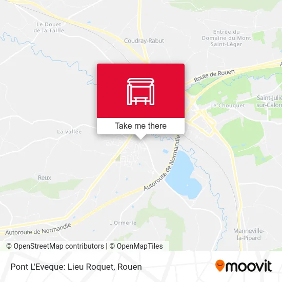 Mapa Pont L'Eveque: Lieu Roquet