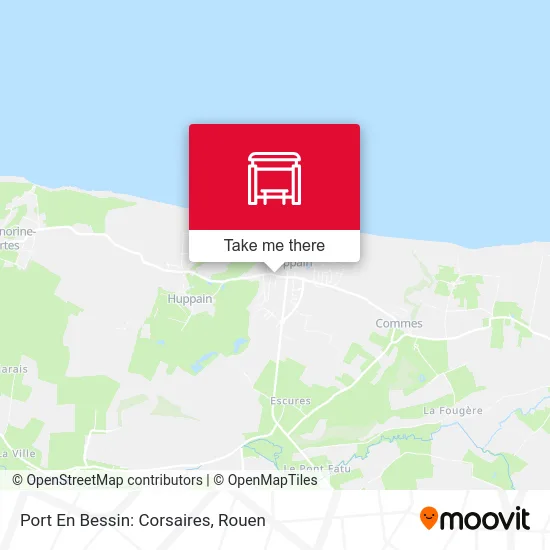 Port En Bessin: Corsaires map