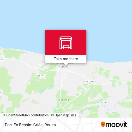 Port En Bessin: Criée map
