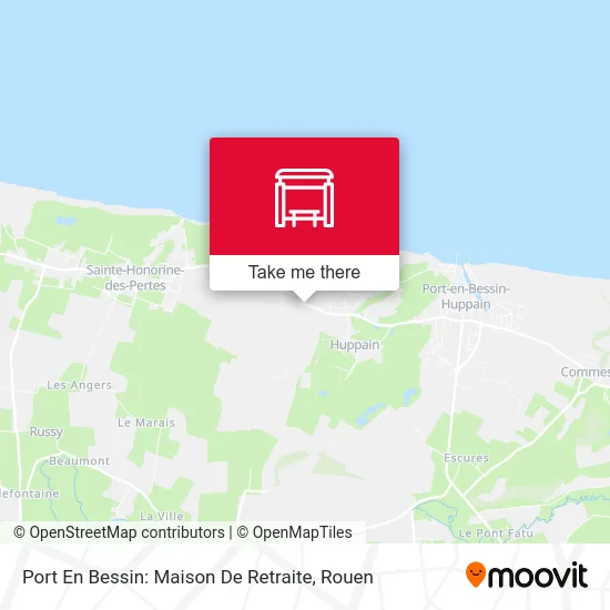 Mapa Port En Bessin: Maison De Retraite