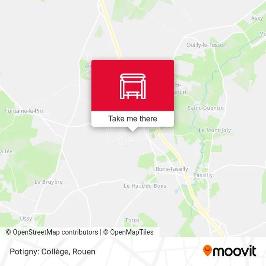 Potigny: Collège map