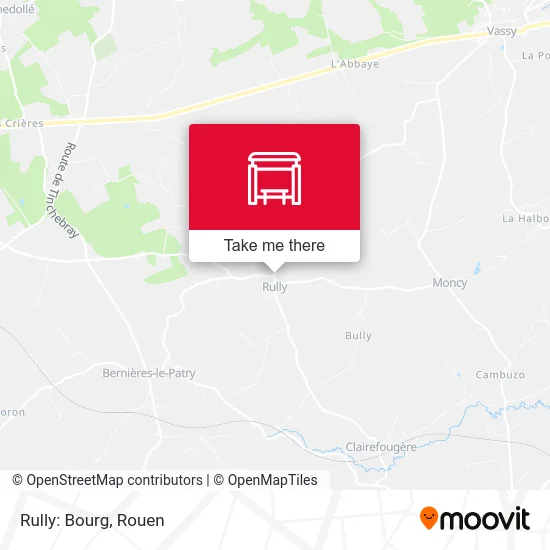 Mapa Rully: Bourg