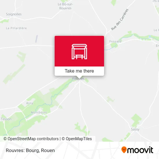 Mapa Rouvres: Bourg