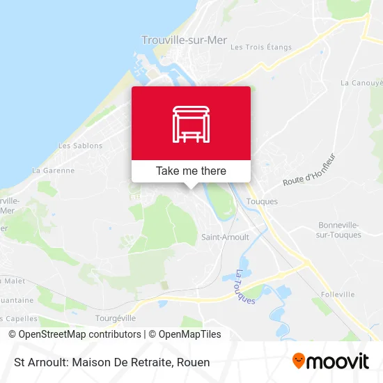 Mapa St Arnoult: Maison De Retraite