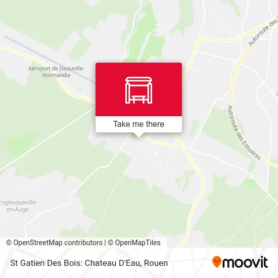 St Gatien Des Bois: Chateau D'Eau map