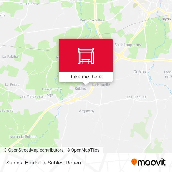 Subles: Hauts De Subles map