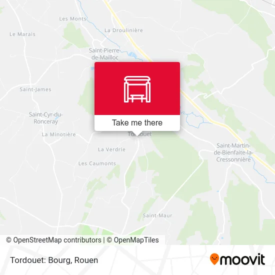 Tordouet: Bourg map