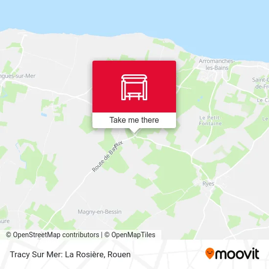 Tracy Sur Mer: La Rosière map