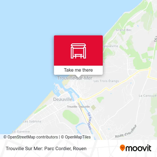 Trouville Sur Mer: Parc Cordier map