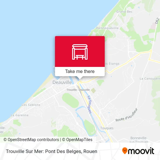 Trouville Sur Mer: Pont Des Belges map