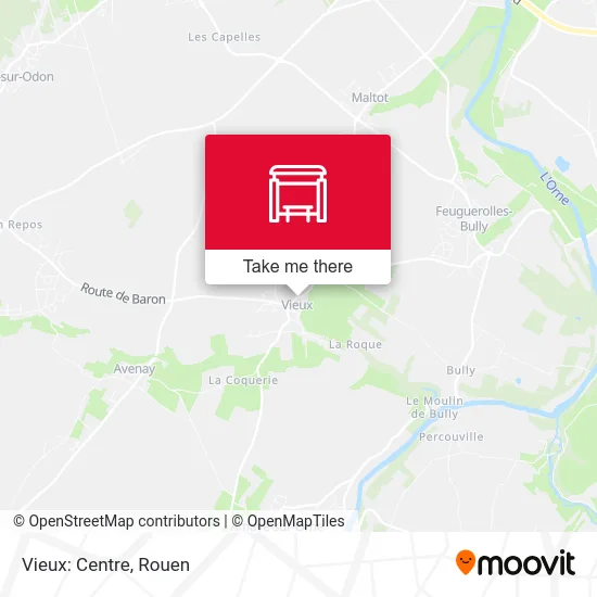 Mapa Vieux: Centre