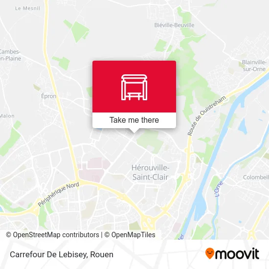 Mapa Carrefour De Lebisey