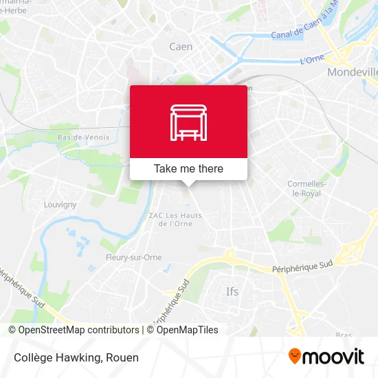 Collège Hawking map