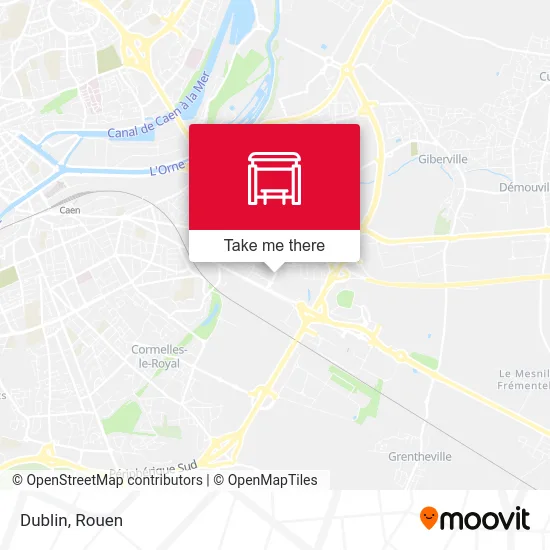 Mapa Dublin