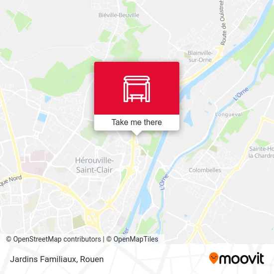 Jardins Familiaux map