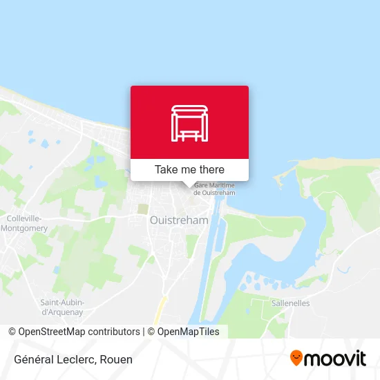 Général Leclerc map