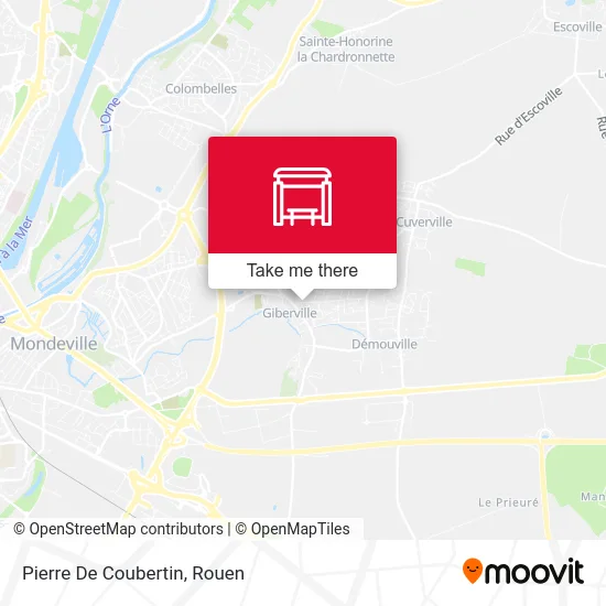 Mapa Pierre De Coubertin