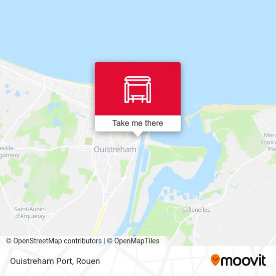 Mapa Ouistreham Port