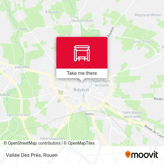 Vallée Des Prés map