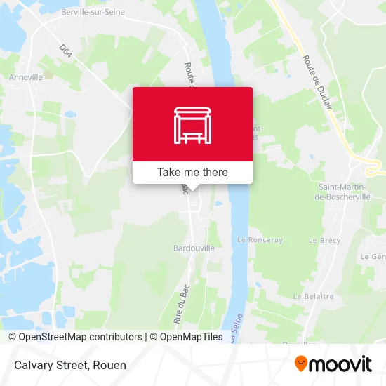 Mapa Rue Du Calvaire