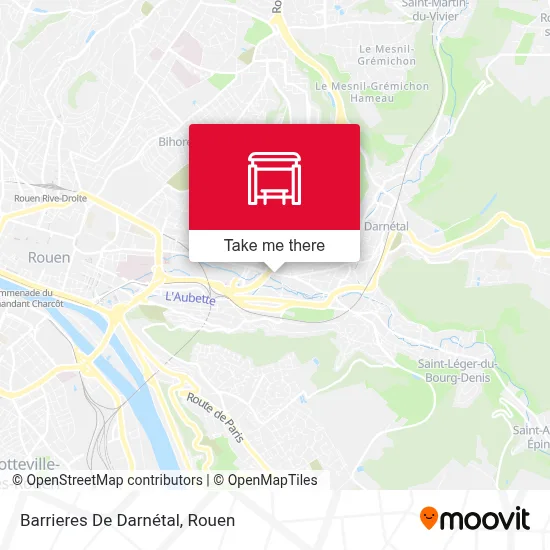 Barrieres De Darnétal map