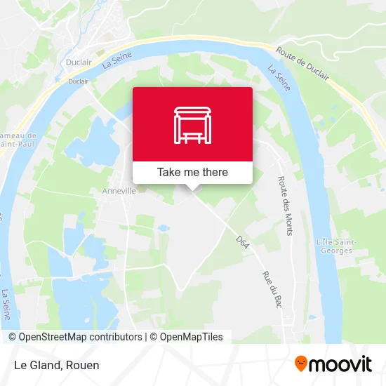 Mapa Le Gland