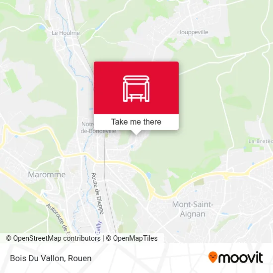 Bois Du Vallon map