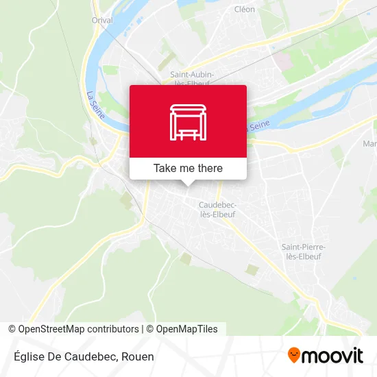 Église De Caudebec map