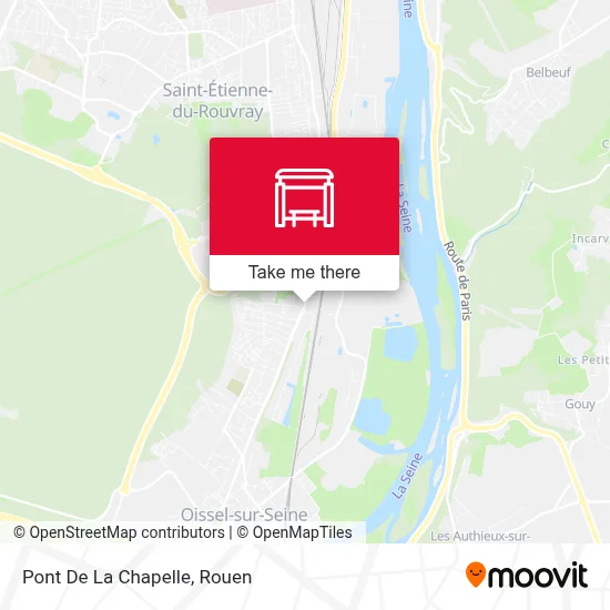 Mapa Pont De La Chapelle