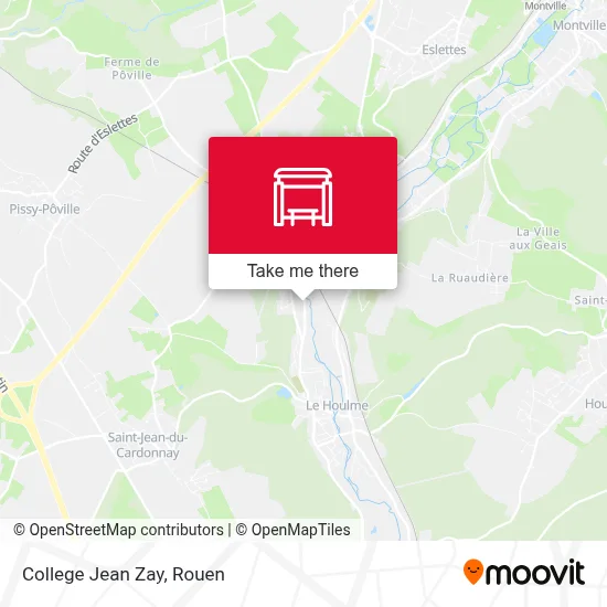 College Jean Zay map