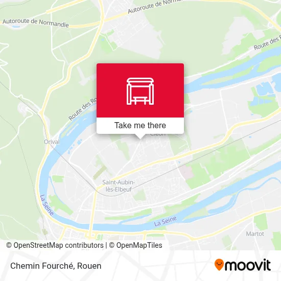 Chemin Fourché map