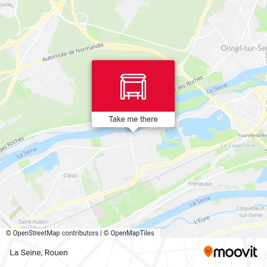La Seine map