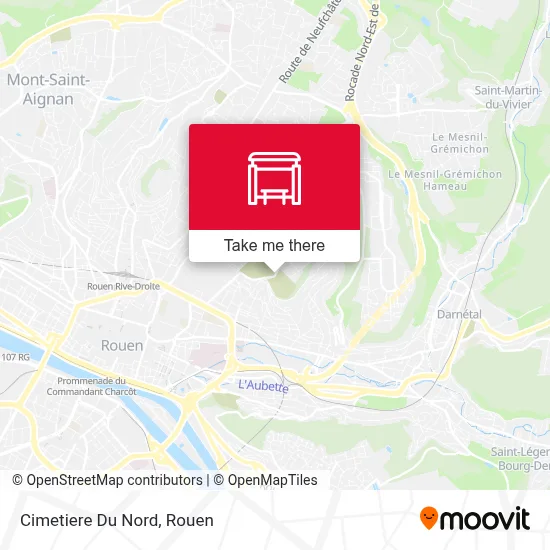 Cimetiere Du Nord map